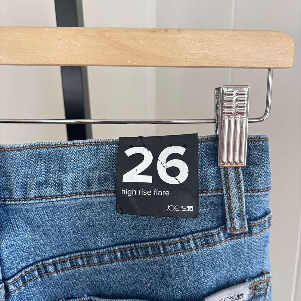 Joe’s Jeans Anita High Rise Flare Medium Wash Denim Blue Jeans Women’s 26 NWT